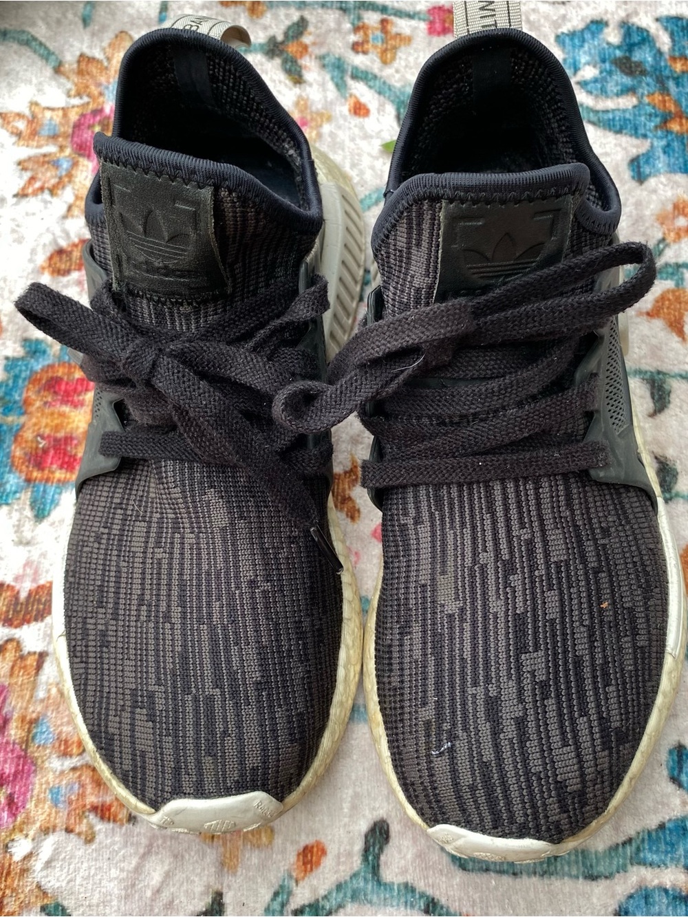 adidas Black Knit Men’s Casual Sneakers